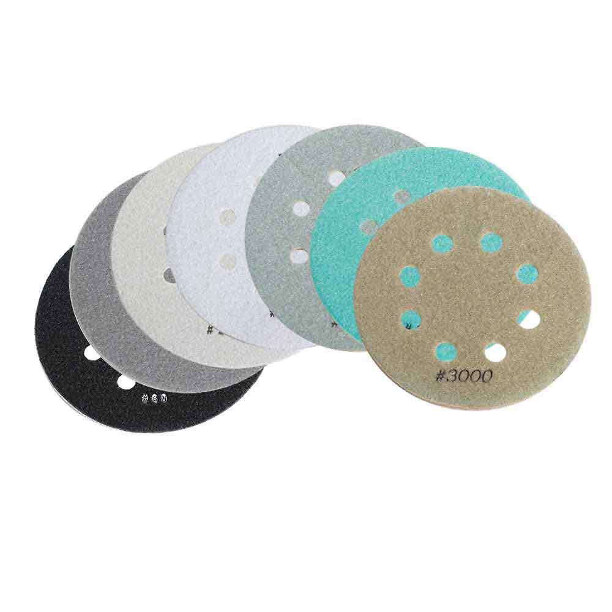 Specialty Diamond BRTD6SET 7 Pcs 6 Inch Thin Electroplated Dry Pad Set